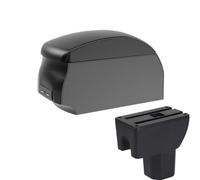 RORVECQ Para Suzuki Para Ignis Caja De Almacenamiento Coche Pieza De Retrofit Detalles Interiores Accesorio Coche(A2 Black single)