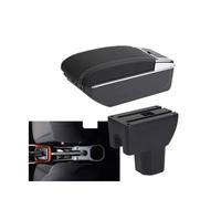 RORVECQ Para Suzuki Para IGNIS Caja De Brazo Piezas Retrofit Detalles Interiores Caja De Almacenamiento(D3 línea blanca 7USB)