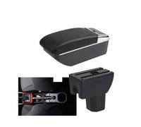 RORVECQ Para Suzuki Para IGNIS Caja De Brazo Piezas Retrofit Detalles Interiores Caja De Almacenamiento(B2 línea negra SIN USB)