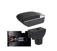 RORVECQ Para Suzuki Para IGNIS Caja De Brazo Piezas Retrofit Detalles Interiores Caja De Almacenamiento(C3 línea blanca 7USB)