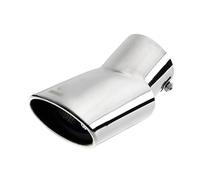 RORVECQ PARA Suzuki PARA S-cross PARA Scross PARA SX4 2014 2015 2016 2017 Auto Tubo Escape Exterior Punta Silenciador Acero Inox Salida(Plata)