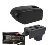 RORVECQ Para Suzuki Para Swift 2005-2024 Caja Apoyabrazos Accesorios Auto Detalles Interiores Caja Almacenamiento Piezas Retrofit(Negro Negro)