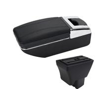 RORVECQ Para Tata Para Tirgo Reposabrazos Coche Piel Reposabrazos Interfaz Usb Caja Almacenamiento Accesorios Consola Central Automóvil(A2 línea negra Sin USB)