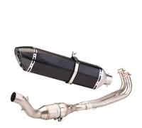 RORVECQ Para TMAX530 Para TMAX 560 Para TMAX 530 2017-2020 Silenciador De Escape Para Motocicleta Sistema Completo Modificado Tubo Delantero Deslizante(Style D)