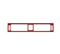 RORVECQ Para Toyota GR86 2021-2024 Embellecedor Ventilación Aire | Accesorios De Molduras Interiores Cubierta Fibra Carbono Con Salida Central(ROJO,Styles 1)