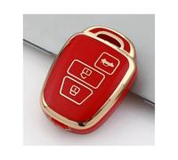 RORVECQ Para Toyota Para Camry Para Corolla Para Vios Para Prius C Para Highlander 2012-2020 Funda Protectora Para Llave De Coche Sin TPU(ROJO,2button)