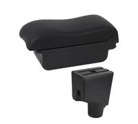 RORVECQ Para Toyota Para Yaris Para Yaris Híbrido 2015-2022 Reposabrazos Para Auto Caja De Almacenamiento Accesorios Para Auto(B2 línea negra 3USB)