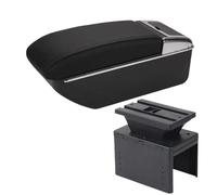 RORVECQ Para Universal Caja Apoyabrazos Central Para Modelo Universal Almacenamiento Auto Accesorios Auto Pieza Renovación(Black black No USB)