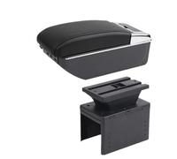 RORVECQ Para Vauxhall Para Opel Para Adam Para Astra J H G Para Corsa D C GTC Para Mokka X Caja De Descansabrazos Para Coche Consola Central(C2 línea negra 7USB)