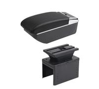 RORVECQ Para Vauxhall Para Opel Para Adam Para Astra J H G Para Corsa D C GTC Para Mokka X Caja De Descansabrazos Para Coche Consola Central(B2 línea negra SIN USB)