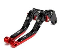 RORVECQ Para VOGE 800DSX DS800X Para Rally DSX 800 2025 Manetas De Freno Y Embrague Para Motocicleta Ajustables Plegables Extensibles(negro rojo)