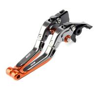 RORVECQ Para VOGE 800DSX DS800X Para Rally DSX 800 2025 Manetas De Freno Y Embrague Para Motocicleta Ajustables Plegables Extensibles(Gray Orange)
