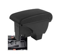 RORVECQ Para VW Para Polo 2019 2020 2021 2022 2023 2024 Reposabrazos Auto Caja Almacenamiento Piezas Retrofit Accesorios Coche(A2 Cuero artificial)