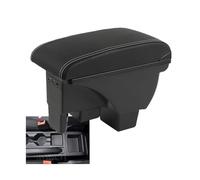 RORVECQ Para VW Para Polo 2019 2020 2021 2022 2023 2024 Reposabrazos Auto Caja Almacenamiento Piezas Retrofit Accesorios Coche(A3 Cuero artificial)