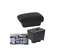 RORVECQ Para VW Para Polo Para Polo 9N 3 Mk4 2002-2009 Caja Apoyabrazos Auto Interior Renovación Almacenamiento Accesorios Auto(B1 Negro blanco 3USB)