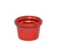 RORVECQ Para Y&amaha TMAX530 T MAX 530 T-MAX530 2012-2017 Cubierta La Punta Del Silenciador Del Tubo Escape Motocicleta De Aluminio CNC(ROJO)