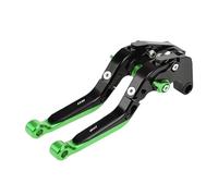 RORVECQ Para YAMAHA MT09/SP MT FZ 09 2021-2024 Accesorios Para Motocicleta Manetas De Freno Y Embrague Ajustables(Negro verde)
