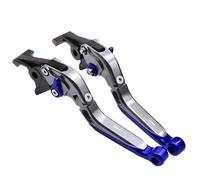 RORVECQ Para YAMAHA MT09/SP MT FZ 09 2021-2024 Accesorios Para Motocicleta Manetas De Freno Y Embrague Ajustables(Gray blue)