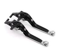 RORVECQ Para Yamaha Para NMAX 160/155/125 2015-presente Palanca De Embrague Palanca De Freno Palancas Extensibles Plegables Ajustables Accesorios De Motocicleta(Black Gray)