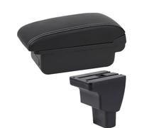 RORVECQ Piezas De Reequipamiento Interior Accesorios Para Coche Reposabrazos Para Hyundai I10 Compartimento Central De Almacenamiento Para Hyundai Para HB20(Línea blanca A3 Sin USB)