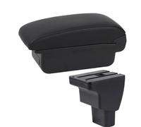 RORVECQ Piezas De Reequipamiento Interior Accesorios Para Coche Reposabrazos Para Hyundai I10 Compartimento Central De Almacenamiento Para Hyundai Para HB20(A2 línea negra Sin USB)