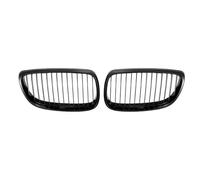 RORVECQ Rejilla Del Parachoques Delantera Riñón Para E92 M3 2006-2009 Estilo Doble Línea Negro Brillante Rejillas De Carreras(Single)