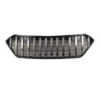 RORVECQ Rejilla Frontal Negra Plateada Rejillas Conjunto Paragolpes Accesorios Para Hyundai Para Santa Fe 2017 2018 2019(Plata)