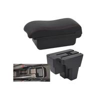 RORVECQ Reposabrazos Coche Para KIA Para RIO Para STONIC Para KIA Para Rio Lx Cerato 2015-2024 Caja De Almacenamiento Central Pieza De Retrofit Accesorio Auto(A1 Negro rojo SIN USB)