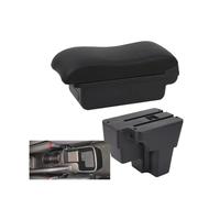 RORVECQ Reposabrazos Coche Para KIA Para RIO Para STONIC Para KIA Para Rio Lx Cerato 2015-2024 Caja De Almacenamiento Central Pieza De Retrofit Accesorio Auto(A2 línea negra Sin USB)