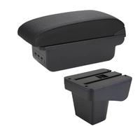 RORVECQ Reposabrazos Compartimento Central Para Almacenamiento De Contenido Accesorios De Modificación Para Coche Interior Retráctil Para Suzuki Para Vitara(B2 línea negra 3USB)