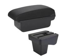 RORVECQ Reposabrazos Compartimento Central Para Almacenamiento De Contenido Accesorios De Modificación Para Coche Interior Retráctil Para Suzuki Para Vitara(C2 Línea negra SIN USB)