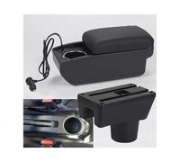 RORVECQ Reposabrazos Para Coche Caja De Almacenamiento Automática Accesorios Para Mitsubishi Para Attrage Para Mirage Para Space Star(A2 Carga rápida)