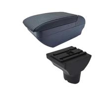 RORVECQ Reposabrazos Para Hyundai I20 Caja De Reposabrazos Para Hyundai I20 2012 Caja De Almacenamiento Central Interior(F All Black No USB)