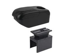 RORVECQ Reposabrazos Para N&issan Para Micra K14 Reposabrazos Para N&issan Para Micra 2020-2023 Caja De Almacenamiento Accesorios Interiores Para Coche(Negro Negro)