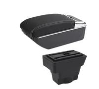 RORVECQ Reposabrazos Para Opel Para Astra J Compartimento Central De Almacenamiento Piezas De Repuesto Para Coche(D línea blanca 7USB)