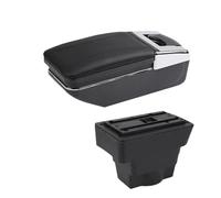 RORVECQ Reposabrazos Para Opel Para Astra J Compartimento Central De Almacenamiento Piezas De Repuesto Para Coche(A2 línea negra Sin USB)