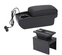 RORVECQ Reposabrazos Universal Para Coche Caja De Reposabrazos Universal Accesorio Para Coche Caja De Almacenamiento Para Auto Modificación De Piezas Interiores(A2 Carga rápida)