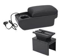 RORVECQ Reposabrazos Universal Para Coche Caja De Reposabrazos Universal Accesorio Para Coche Caja De Almacenamiento Para Auto Modificación De Piezas Interiores(A3 Carga rápida)