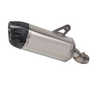 RORVECQ Silenciador De Escape Deslizante Para Motocicleta Para B&MW R1300GS ADV R1300 GS Para Adventure 2024-2025 Tubo De Protección Gigante De 60 Mm(Plata)