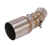 RORVECQ Sistema De Escape De Motocicleta Con Silenciador Y Tubo Enlace Central Acero Inoxidable Para B&MW C400 C400X C400GT 2018 2019 2020