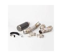 RORVECQ Sistema De Escape Para Motocicleta Para B&MW S1000RR S1000rr 2010 2011 2012 2013 2014 2015 2016 Tubo De Conexión Y Silenciador(Style i)