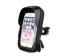 RORVECQ Soporte De Teléfono para Cuadro Delantero Impermeable 360° Bicicleta Moto Universal Navegación para Smartphone Fácil(Negro,Handblebar)