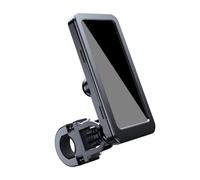 RORVECQ Soporte Móvil Moto Impermeable con Sujeción De Cuatro Brazos Base Estable Manillar Funda Antichoque para Bici