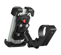 RORVECQ Soporte para Teléfono Anti-Vibraciones Motocicleta Montura Aleación Amortiguador Apto para Barra Antivuelco 1.5-2 Pulgadas Compatible