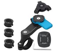 RORVECQ Soporte para Teléfono de Bici Moto Abrazadera de Manillar Pinza de Scooter Accesorios de Ciclismo(Azul,1 Juego)
