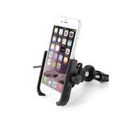 RORVECQ Soporte para Teléfono De Motocicleta Bicicleta Moto Rotación 360 Grados Universal Todo con USB Aluminio(Negro,USB)