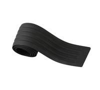 RORVECQ Tira Protectora Universal De Fibra Carbono para Puerta Maletero Placa Umbral Guarda Parachoques Trasero Goma Moldura Cubierta(Negro)