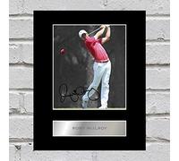 Rory McIlroy firmado foto enmarcada