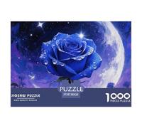 Rosa 1000 Pieces Jigsaw Puzzles For Adults Family Challenge Toys Stress Relieving Entertainment Exercise The Memory of The Brain for Adults and Kids, Age 12 Years Up 38x26cm/1000pcs
