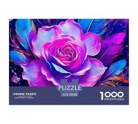 Rosa 1000 Piezas Rompecabezas Creativo Actividades Familiares Jigsaw Juegos Educativos para Adultos 52x38cm/1000pcs